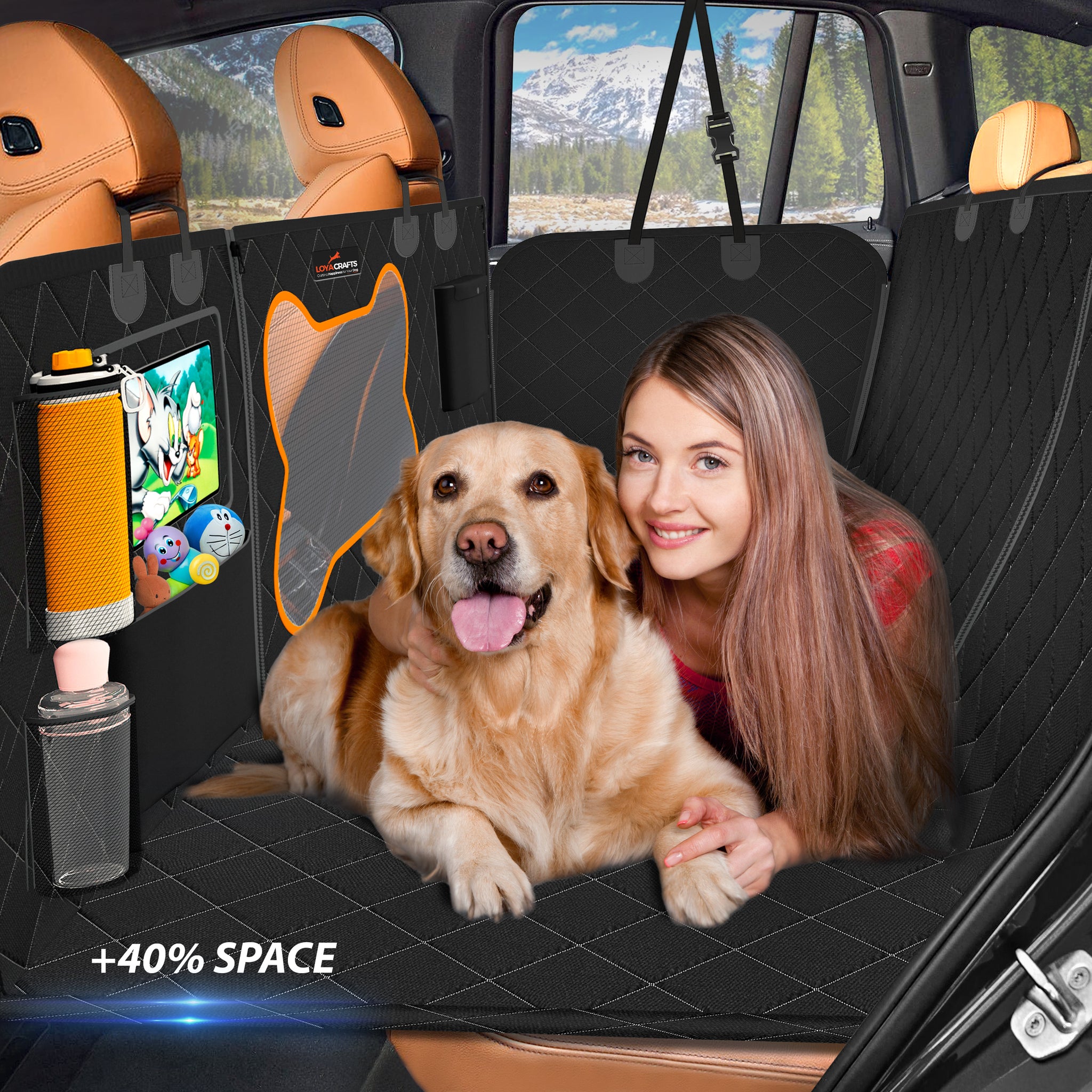 Car Backseat Extender for Dogs